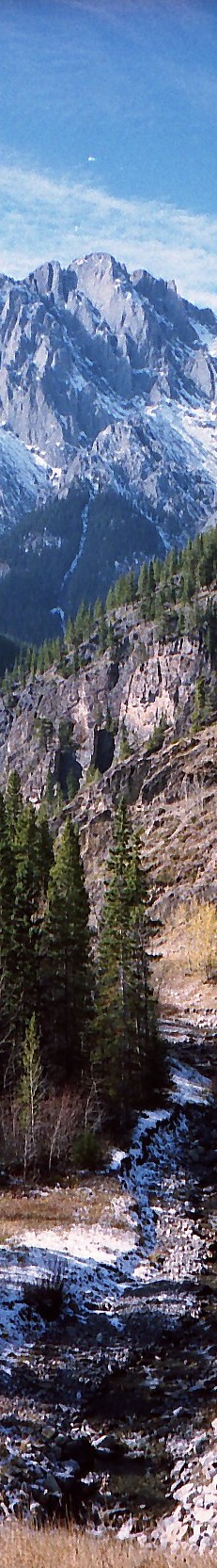 A lovely view of the mountains in Kananaskis