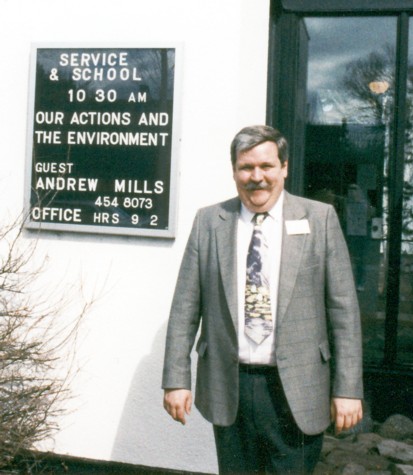 One of the services I have done at our church over the years. Picture by Karen Mills.